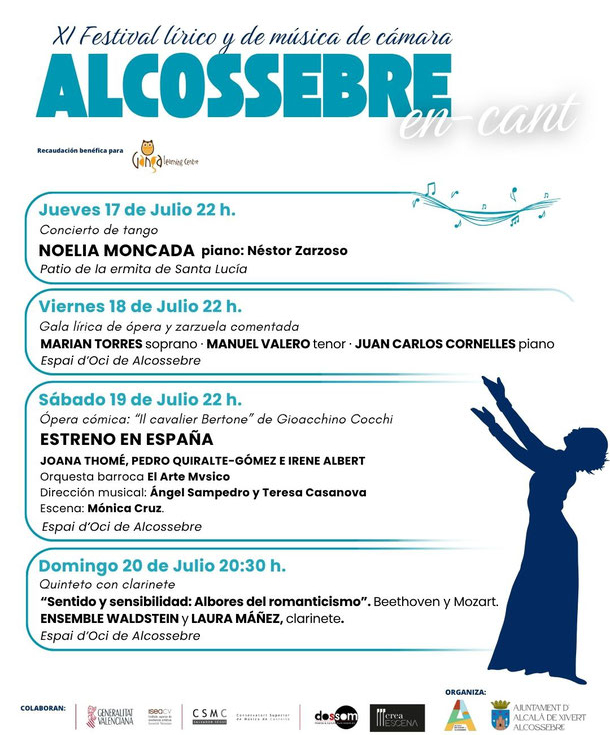 XI Festival Lírico y de Música de Cámara – Alcossebre En-Cant